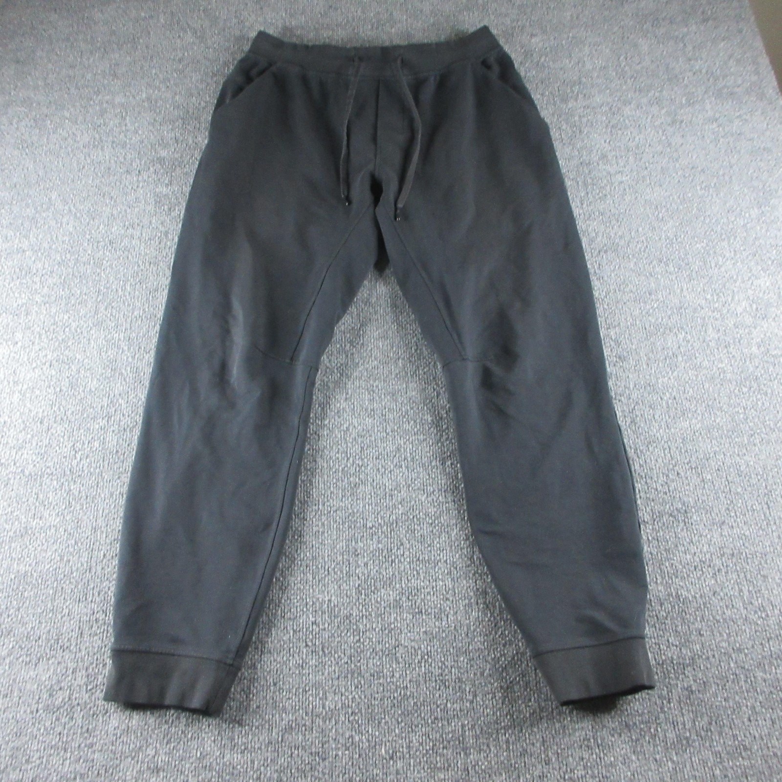 Lululemon Sweatpants Mens Large Black Abc Joggers Elastic Waist Logo Pockets